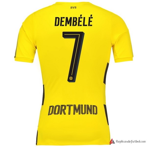 Camiseta Borussia Dortmund Primera equipación Dembele 2017-2018